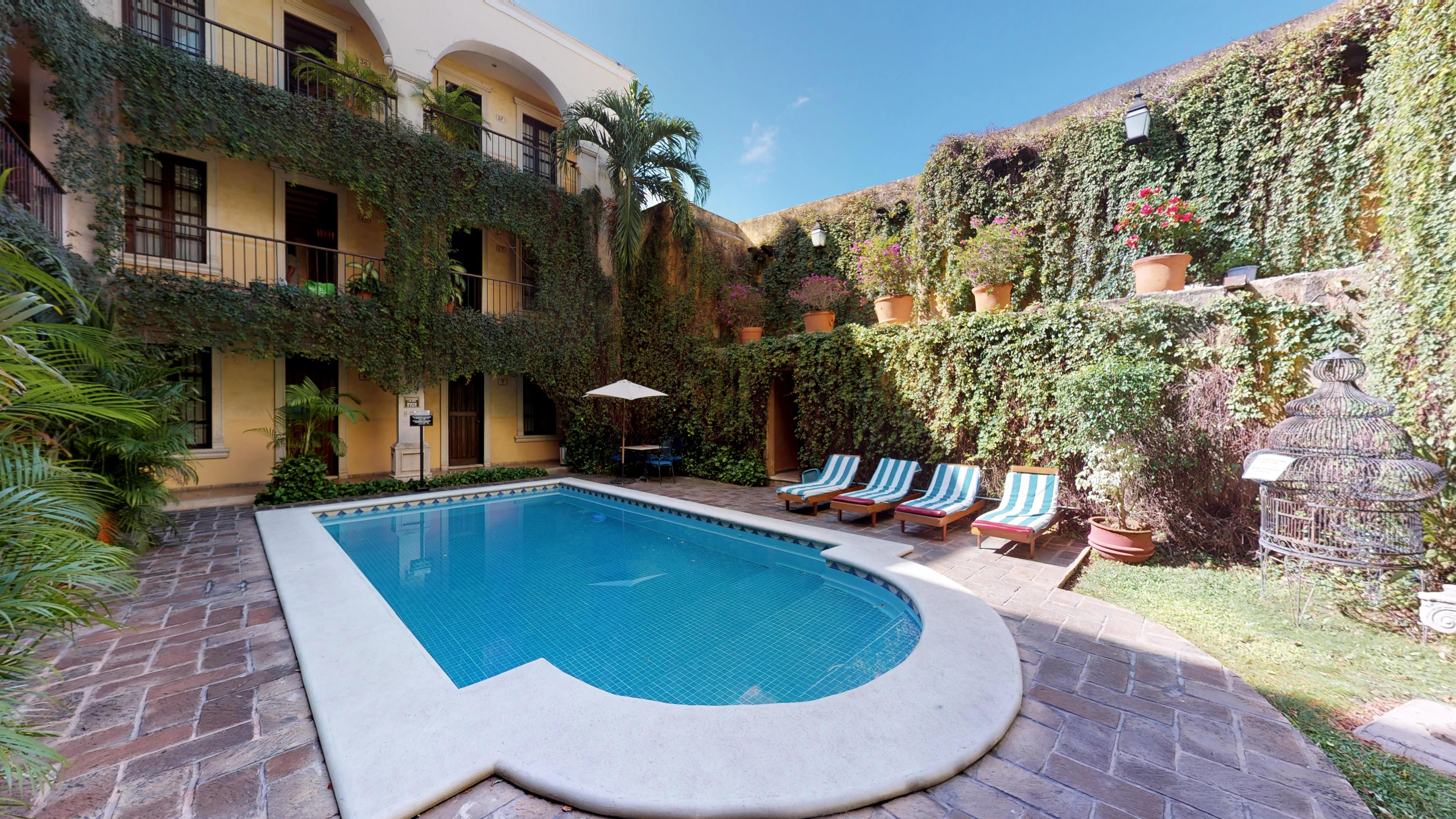 Hotel Boutique La Mision De Fray Diego (Adults Only) Merida Bagian luar foto